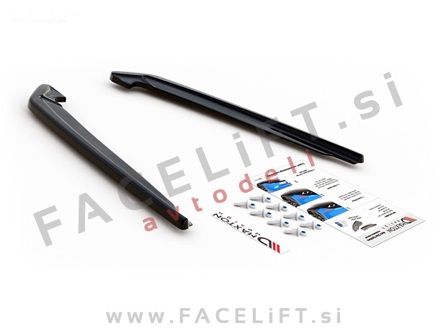 BMW 5 Limuzina G30 LCI M-Pack 20-23 podaljški zadnjega odbijača črni sijaj BMW 5 Limuzina G30 LCI M-Pack 20-23 podaljški zadnjega odbijača črni sijaj