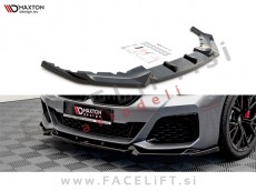 BMW 5 G30 LCI M-Pack 20-23 podaljšek sprednjega odbijača črni sijaj