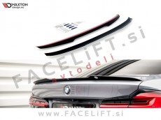 BMW 5 Limuzina G30 M-Pack 17-23 spojler za prtljažnik črni sijaj