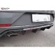 Seat Leon Cupra 5F 17-20 podaljšek zadnjega odbijača črni sijaj