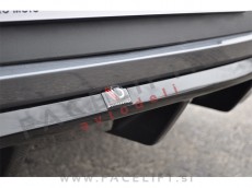 Seat Leon Cupra 5F 17-20 podaljšek zadnjega odbijača črni sijaj