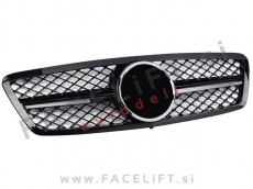 Mercedes C W203 00-07 maska črna sijaj