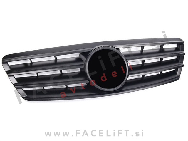 Mercedes C W203 00-07 maska črna mat Mercedes C W203 00-07 maska črna mat