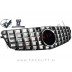 Mercedes C C204 S204 W204 07-14 maska črna kromirana (sijaj)