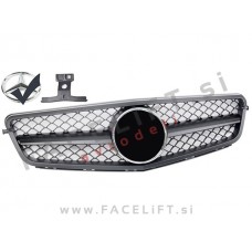 Mercedes C C204 S204 W204 07-14 maska črna (mat)