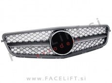 Mercedes C C204 S204 W204 07-14 maska črna (mat)