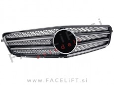 Mercedes C C204 S204 W204 07-14 maska črna (sijaj)