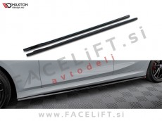 BMW 3 G20 G21 LCI M340i M-Pack 22- podaljški pragov črni sijaj