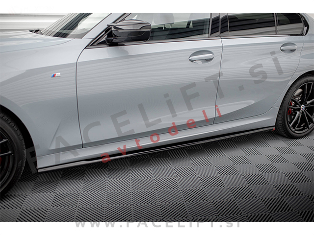 BMW 3 G20 G21 LCI M340i M-Pack 22- podaljški pragov črni sijaj