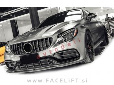 Mercedes C A205 C205 S205 W205 C63 AMG 14-21 maska črna (sijaj)