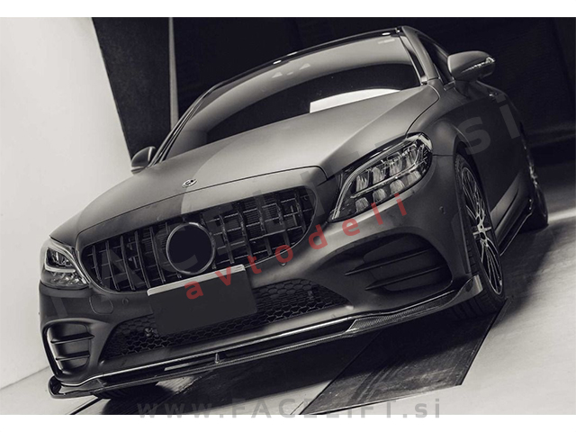 Mercedes C A205 C205 S205 W205 18-21 maska črna sijaj
