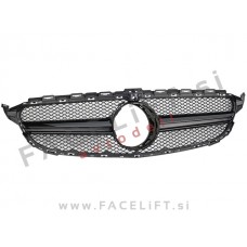 Mercedes C A205 C205 S205 W205 14-18 maska črna sijaj kamera