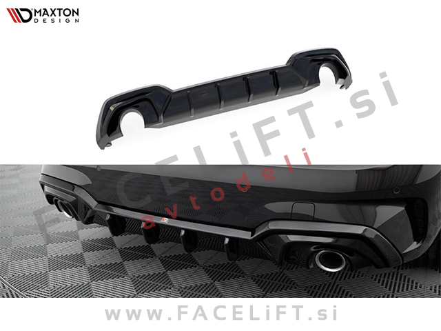 BMW 3 G20 G21 M-Pack 19-22 difuzor črni sijaj