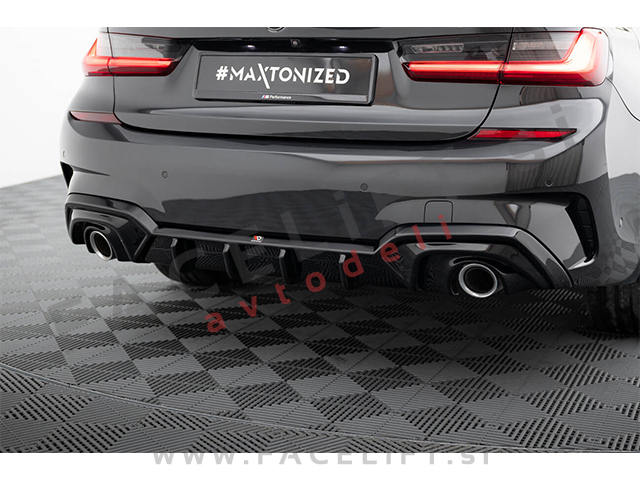 BMW 3 G20 G21 M-Pack 19-22 difuzor črni sijaj