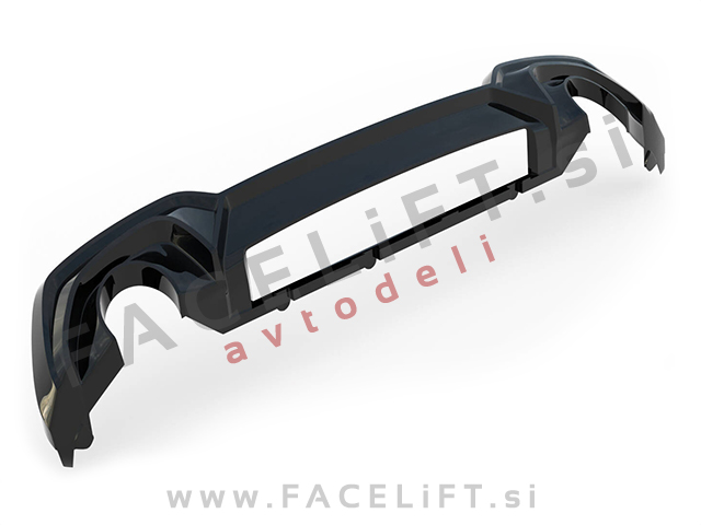 BMW 3 G20 G21 M-Pack 19-22 difuzor črni sijaj