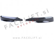 BMW 3 E90 E91 LCI M 08-12 podaljški sprednjega odbijača karbon sijaj