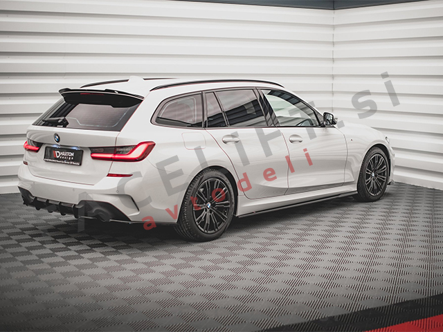 BMW 3 G20 G21 M-Pack 19-22 podaljški pragov črni sijaj