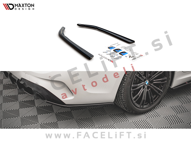 BMW 3 G20 G21 M-Pack 19-22 podaljški zadnjega odbijača črni sijaj