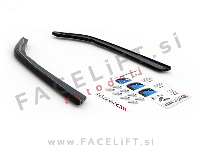 BMW 3 G20 G21 M-Pack 19-22 podaljški zadnjega odbijača črni sijaj