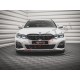 BMW 3 G20 G21 M-Pack 19-22 podaljšek sprednjega odbijača črni sijaj