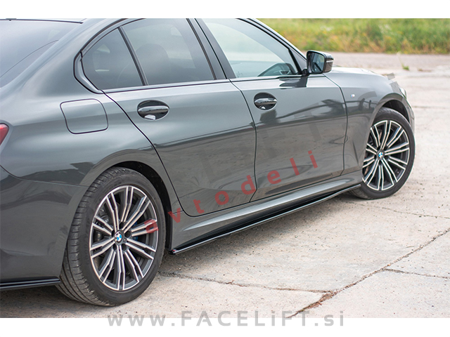 BMW 3 G20 G21 M-Pack 19-22 podaljški pragov črni sijaj