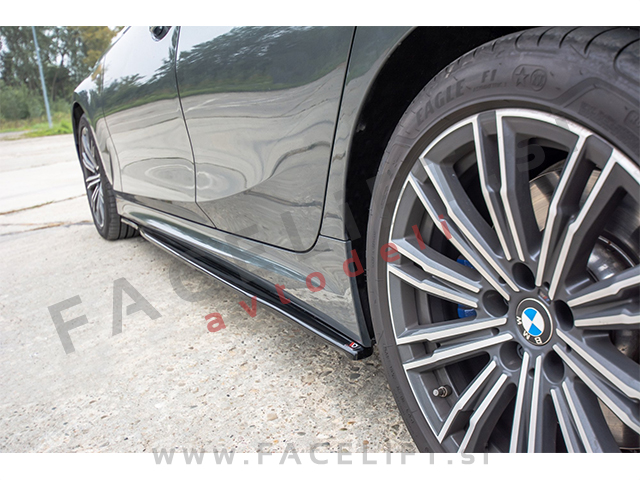 BMW 3 G20 G21 M-Pack 19-22 podaljški pragov črni sijaj