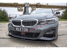 BMW 3 G20 G21 M-Pack 19-22 podaljšek sprednjega odbijača črni sijaj