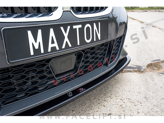 BMW 3 G20 G21 M-Pack 19-22 podaljšek sprednjega odbijača črni sijaj