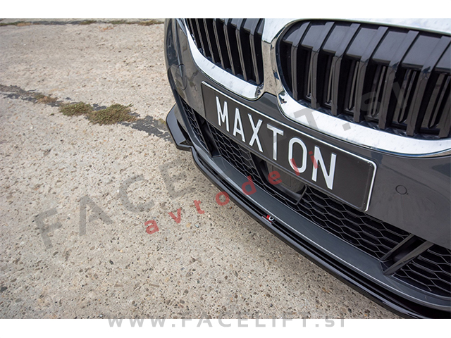 BMW 3 G20 G21 M-Pack 19-22 podaljšek sprednjega odbijača črni sijaj