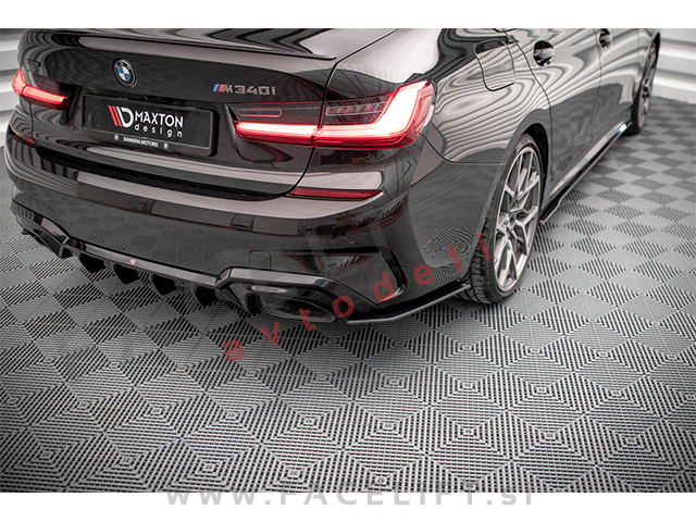 BMW 3 G20 G21 M-Pack M340i 19-22 Street Pro podaljški zadnjega odbijača črni mat