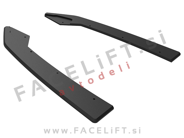 BMW 3 G20 G21 M-Pack M340i 19-22 Street Pro podaljški zadnjega odbijača črni mat