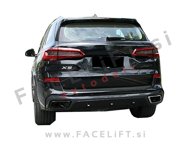 BMW X7 G07 M 19- nastavki za izpuh črni sijaj