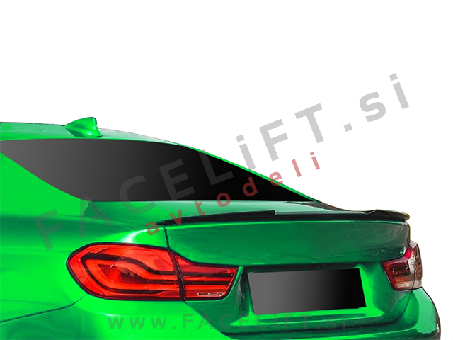 BMW 4 Coupe F32 13-20 spojler za prtljažnik črni sijaj
