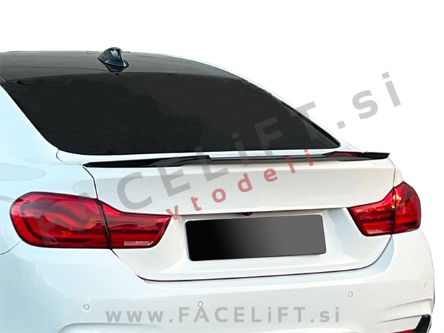 BMW 4 Gran Coupe F36 13-20 spojler za prtljažnik črni sijaj