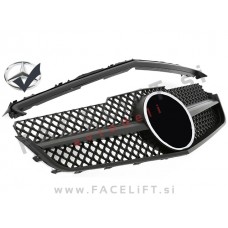Mercedes E Cabriolet Coupe A207 C207 09-13 maska črna mat