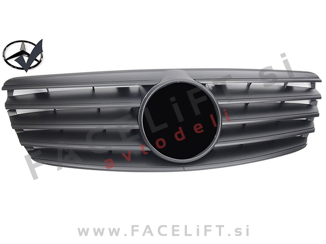 Mercedes E W211 02-06 maska črna mat