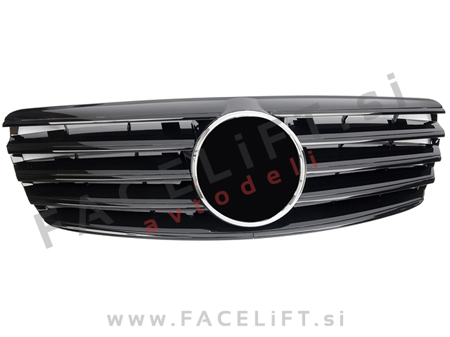 Mercedes E W211 02-06 maska črna sijaj Mercedes E W211 02-06 maska črna sijaj