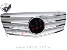 Mercedes E W211 06-09 maska srebrna kromirana sijaj