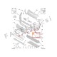 Peugeot 208 15-19 okrasna letev sprednjega odbijača leva kromirana