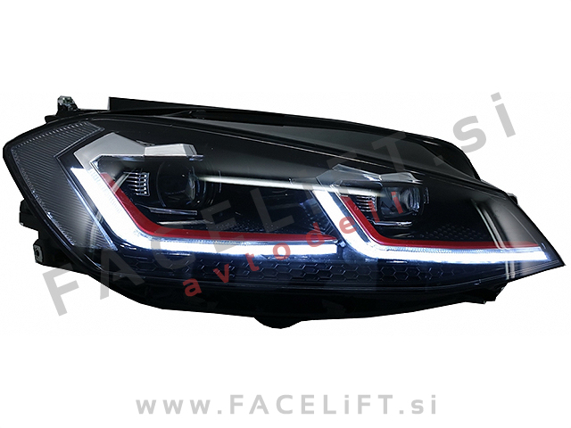 VW Golf 7.5 17-20 žarometi GTI izgled