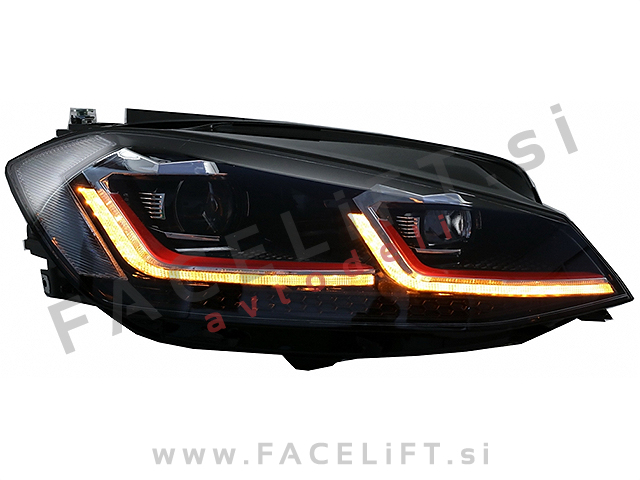 VW Golf 7.5 17-20 žarometi GTI izgled