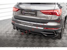 Audi Q3 F3 S line 18- podaljšek zadnjega odbijača črni sijaj