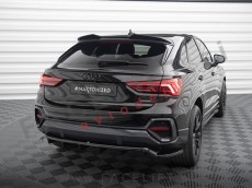 Audi Q3 Sportback F3 18- podaljšek zadnjega odbijača črni sijaj