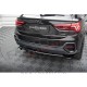 Audi Q3 Sportback F3 18- podaljšek zadnjega odbijača črni sijaj