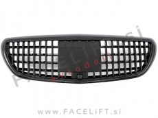 Mercedes E A238 C238 S213 W213 Exclusive 16-20 maska Maybach izgled črna sijaj