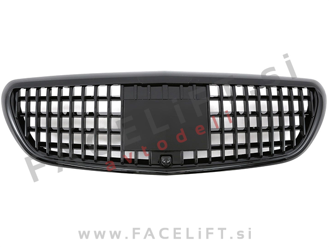 Mercedes E A238 C238 S213 W213 Exclusive 16-20 maska Maybach izgled črna sijaj