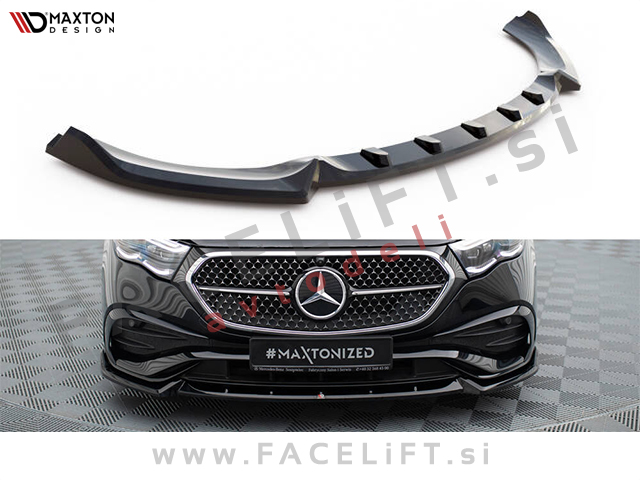 Mercedes E S214 W214 AMG Line 23- podaljšek sprednjega odbijača črni sijaj Mercedes E S214 W214 AMG Line 23- podaljšek sprednjega odbijača črni sijaj
