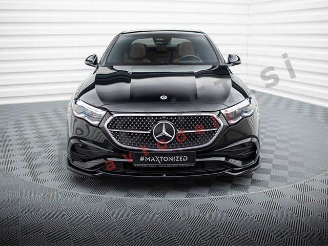 Mercedes E S214 W214 AMG Line 23- podaljšek sprednjega odbijača črni sijaj Mercedes E S214 W214 AMG Line 23- podaljšek sprednjega odbijača črni sijaj