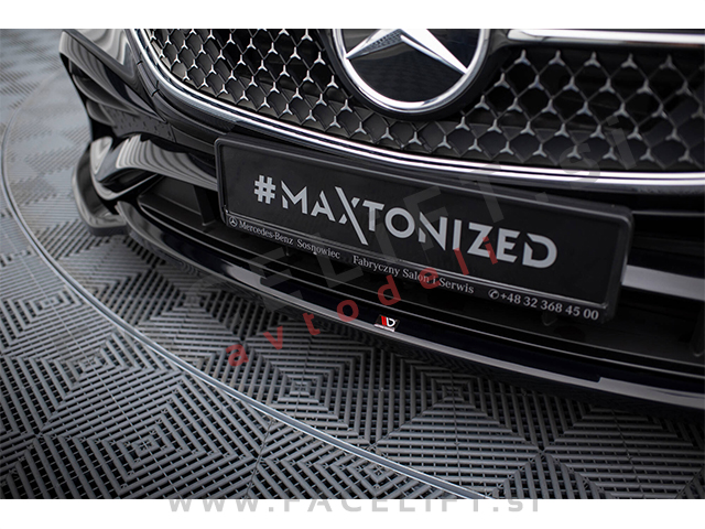 Mercedes E S214 W214 AMG Line 23- podaljšek sprednjega odbijača črni sijaj Mercedes E S214 W214 AMG Line 23- podaljšek sprednjega odbijača črni sijaj