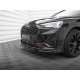 Audi Q3 Sportback F3 18- podaljšek sprednjega odbijača črni sijaj